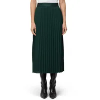 Zero Faltenrock mit elastischem Bund in Green forest), | Gr.: 38