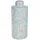 Gilde Deckelvase Fayencen - Keramik - glasiert - Blumenmuster - zylindrisch - Höhe 44 cm x Ø 18 cm - blau