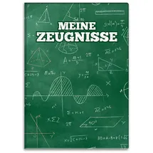 itenga Zeugnismappe 33105232, mit Motiv A4 Sichtbuch, Motiv Formeln, mit 10 Hüllen