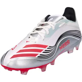 adidas F50 Messi Pro FG Herren Ftwr White/Lucid Red/Silver Met 43 1/3