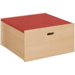 Spielpodest "Quadrat" mit Teppichbelag