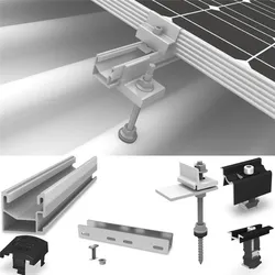 K2 Systems SingleRail Set für 15 Module auf Welldach PV Unterkonstruktion