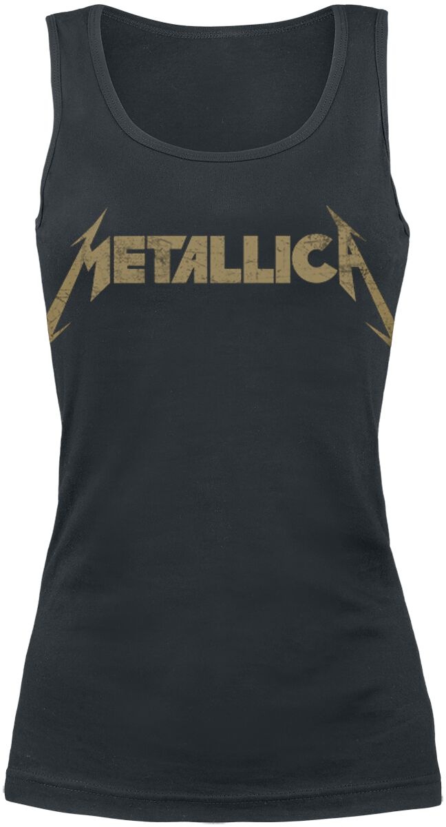 Metallica Top - Hetfield Iron Cross Guitar - L bis XXL - für Damen - Größe L - schwarz  - Lizenziertes Merchandise! - L