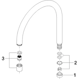 Dornbracht Auslauf 200 mm