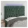 vidaXL LED Kopfteil Dunkelgrün 160x7x118/128 cm Samt