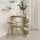 vidaXL Bartisch mit Regal 100 x 50 x 101,5 cm Braun