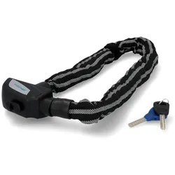 Kettenschloss » schloss mit Reflexstreifen«, (Packung, 3 tlg.), Reflexstreifen, 40031511-0 schwarz