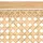 Beliani Esszimmerstuhl Cordova Rattan Hellbraun 2er Set
