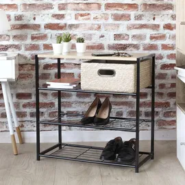 CaliCosy Schuhregal 30 x 63 x 63 cm Esche / Helles Holz