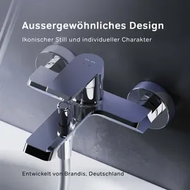 AM.PM Badewannenarmatur Wannenarmatur Chrom Einhebelmischer Wandmontage Bad Messing Badewannen Armaturen