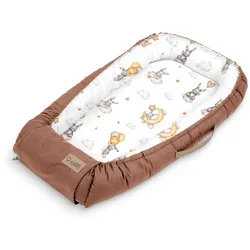 Babynestchen - 80x45cm - Warmer Baby Nestchen für Babybett - Schlafnes