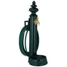 Relaxdays Standbrunnen Antik 83 cm Schlauchalter Gold/Grün