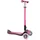 Globber Elite Deluxe mit Leuchtrollen pink