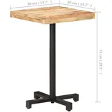 vidaXL Bistrotisch 50 x 75 x 50 cm braun