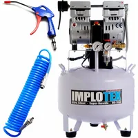 Implotex 850W Silent Flüsterkompressor Druckluftkompressor 55dB leise ölfrei Kompressor