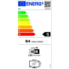TCL 55C645 55 Zoll QLED 4K Google TV