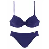 LASCANA Bügel-Bikini Damen Blau 36 Cup C