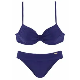 LASCANA Bügel-Bikini Damen Blau 36 Cup C