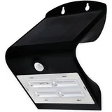 Blulaxa Solarleuchte Kunststoff 3,2 W 400lm inkl. Bewegungsmelder schwarz