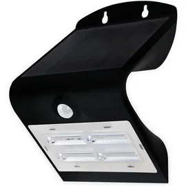 Blulaxa Solarleuchte Kunststoff 3,2 W 400lm inkl. Bewegungsmelder schwarz