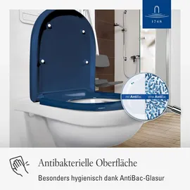 Villeroy & Boch ViCare WC-Sitz Blau