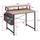 Tectake Schrebitisch Thornton 120 x 60 x 110 cm - Braun