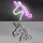 just light. 85025-70 - LED-Neon-Wanddekoration NEON LED/6,5W/5V Einhorn - Klar