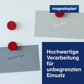 Magnetoplan Ergo-Magnete, Large rot 10 Stück