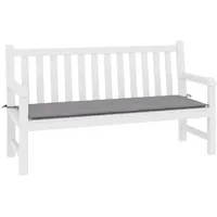 VidaXL Gartenbank-Auflage Grau 200x50x4 cm