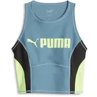 Puma Fit Eversculpt Tank Crop Top, Bold Blue-speed Green,