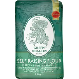 Green Dragon Selbsttreibendes Mehl 1,5kg Mehl mit Backtriebmittel Backpulver