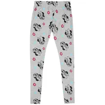 UNITED LABELS Disney Minnie Mouse Leggings Leggins Hose Mädchenhose Sporthose grau - Gr.: 98-104