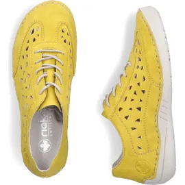 Rieker Damen 52517 Schnürschuhe, gelb 40 EU