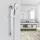 Marwell Quattro II Duschsystem mit Duschstange Silber 150x9,3cm