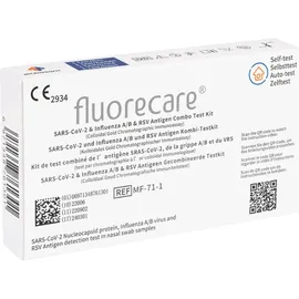 microprofit biotech Fluorecare SARS-CoV-2, & Influenza A/B + RSV Antigen Schnelltest 1 Stück