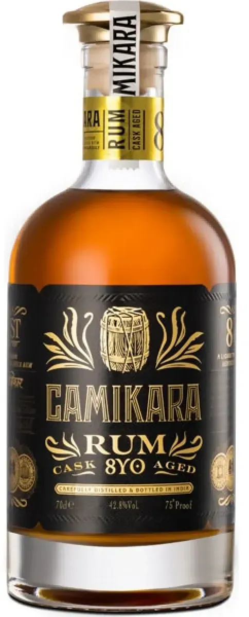 Camikara Indian Pure Cane Juice Rum 8 Years 42,8% vol. 0,7 l