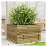 vidaXL Pflanzkübel 70x70x45,5 cm Kiefernholz Imprägniert