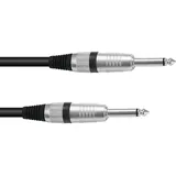 Omnitronic Lautsprecherkabel Klinke 2x1,5 1,5m sw