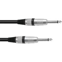 Omnitronic Lautsprecherkabel Klinke 2x1,5 1,5m sw