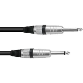 Omnitronic Lautsprecherkabel Klinke 2x1,5 1,5m sw