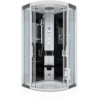 AcquaVapore Dampfdusche Duschtempel Sauna Dusche Duschkabine D46-03T2-EC 80x80 cm Mit 2k Scheiben Versiegelung