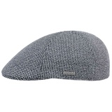 Stetson Flat Cap (1-St) Schirmmütze mit Schirm, Made in the EU blau XL (60-61 cm)