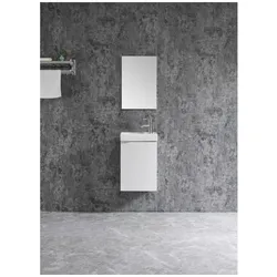 Sanotechnik Nova 40x60 cm weiß Unterschrank + WT + Spiegel