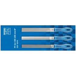 PFERD Feilen-Set mit Heft 3-tlg. 200/300mm Feilen-Sortiment für anspruchsvolle Heim-/Handwerker