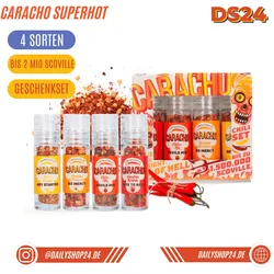 CARACHO Superhot Chiligeschenkset bis zu 2 Mio. Scoville
