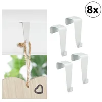 Cepewa 4/8er Set Tür - und Fensterhaken zum Einhängen
