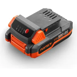 FUXTEC Akku Laubbläser FX-E1LB20 SET 1 mit 2 x Akku 2Ah, 1 x Ladegerät 2,4A Ladestation - Laubgebläse zum Entfernen von Laub für Garten, Gehweg