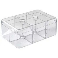 Mepal Teebox rechteckig transparent 21,7 x 14,8 x 8,5 cm 6-teilig