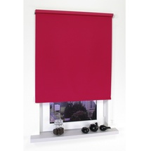 LIEDECO Seitenzugrollo Uni 82 x 180 cm verdunkelnd rot