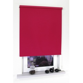 LIEDECO Seitenzugrollo Uni 82 x 180 cm verdunkelnd rot